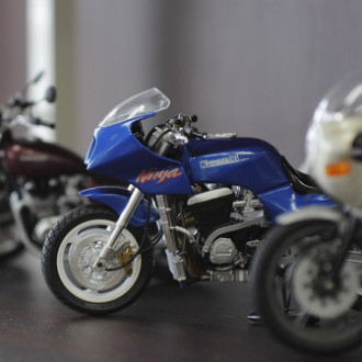[写真]バイクのプラモデル